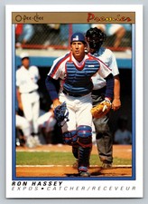 Ron Hassey Montreal Expos 1991 O-Pee-Chee Premier #61 Baseball Card