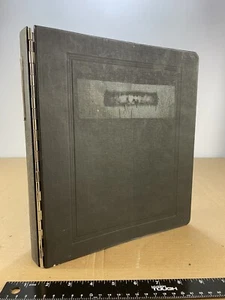 Vtg Ledger Accounting Record Book National Wilson Jones Raven Binder Heavy Duty - Picture 1 of 10