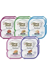 Fancy Feast Petites in Gravy Wet Cat Food Variety 5 Flavor Pack, 20 Servings - Picture 1 of 8