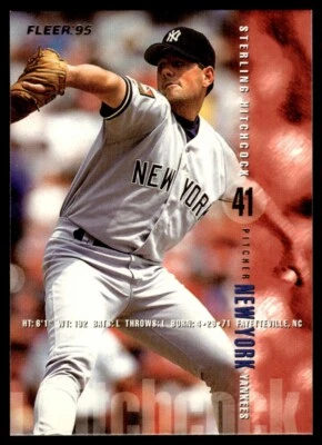 1995 Fleer #70 Sterling Hitchcock New York Yankees - Image 1 of 2