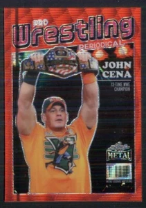 2024 Leaf Metal Legends John Cena Lucha Periódica Rojo Brillo #d/7 - Imagen 1 de 2