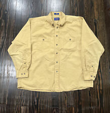 Pendleton Cotton Shirt Men’s Extra Large Mustard Yellow