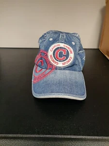 Cancun Original Robin Ruth Brand Denim Baseball Cap Hat Adj. Mens Size Cotton - Picture 1 of 3