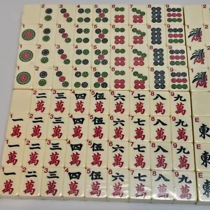Sie wählen - Mahjong Mah Jongg Ersatz Kunststoff Creme 1 1/4" x 1" x 3/4" - Bild 1 von 44