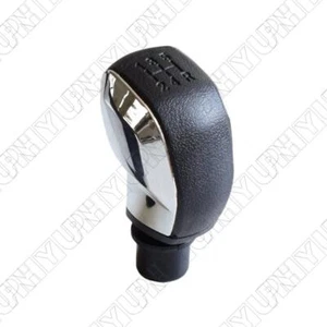 5 Speed Gear Stick Shift Manual Knob(Chrome+Black) For Peugeot 208 2008 301 308 - Picture 1 of 5