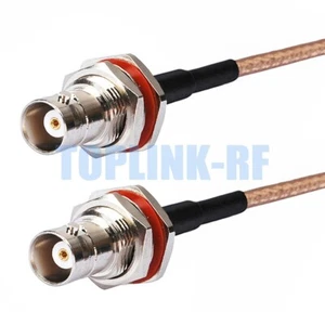 BNC Female to BNC Female Jack Bulkhead RF Pigtail Coaxial Cable RG316 for Wifi - Picture 1 of 4