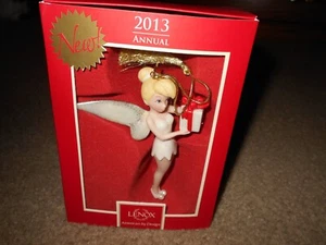 NEW LENOX Disney Tinkerbell Ornament - 2013 Annual Pixie Present - Picture 1 of 2
