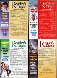 Vintage Reader's Digest 4 issues (1994) Jerry Seinfeld - Picture 1 of 7