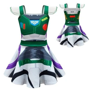 2024 Kids Girl Buzz Lightyear Fancy Dress Cosplay Party Birthday Tutu Dress✨🎁 - Picture 1 of 6