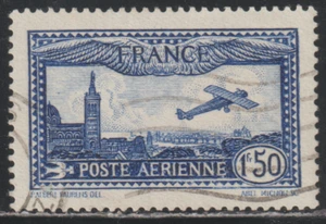 France 1930-31 SC# C6 - Intl. Air Post Exhibition Paris - Used Lot # 196 - Picture 1 of 2