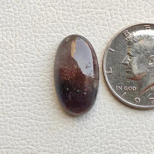 100% Natural Iolita Azul con Piedra Solar Piedra Preciosa Curativa Cabujón R12592 - Imagen 1 de 5