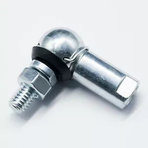 1x M6 Winkelgelenk Kugelgelenk CS RH DIN 71802 inkl. Neopren Dichtkappe Dichtung - Bild 1 von 2