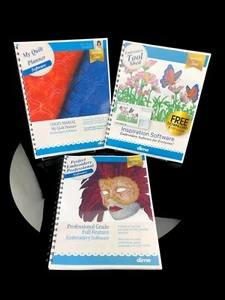 DIME Perfect BUNDLE Software Handbücher Inspiration, Embroidery Pro, Quilt Planer - Bild 1 von 4