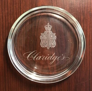 Vintage 5-Star Luxury Claridge's Hotel London England Ashtray - Picture 1 of 1