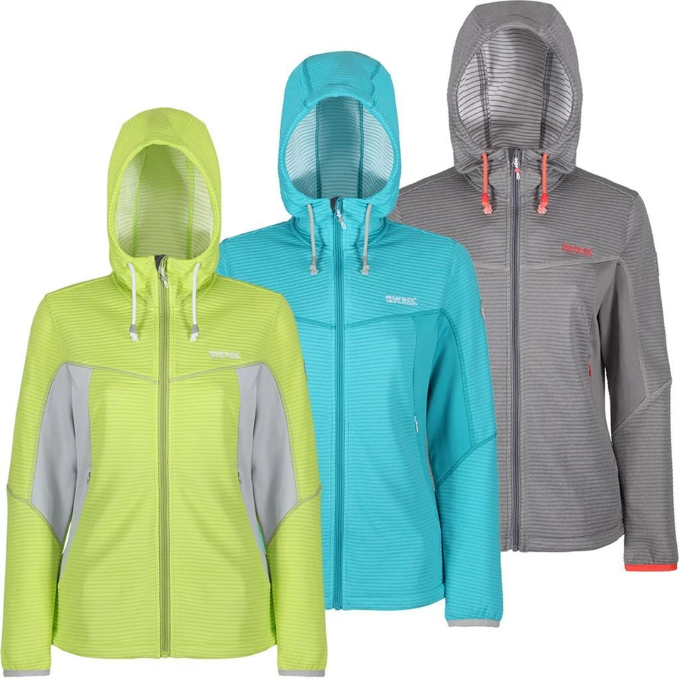 REGATTA WOMENS TARNIS FULL ZIP SPORTS HOODIE LADIES MID LAYER TOP - SALE!!! - Image 1 of 1