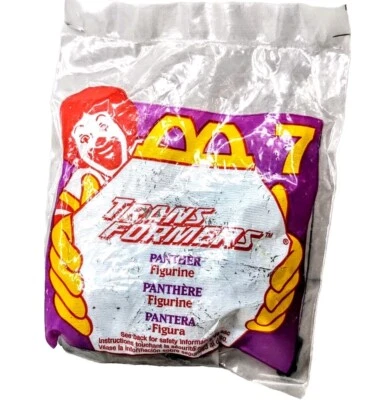 1995 Transformers Panther Action Figure Figurine McDonald's Happy Meal Toy #7 - Image 1 of 4
