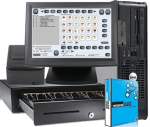 One Station Maid Premium Restaurant System Printer Cash Drawer - Picture 1 of 22