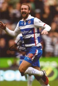 READING: GLENN MURRAY SIGNED 6x4 ACTION PHOTO+COA - Picture 1 of 1