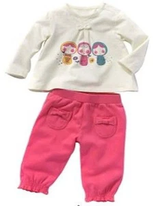 New Baby Girl 2 Piece Autumn/Winter/Summer Set Size: 000 (3-6M) - Bild 1 von 6
