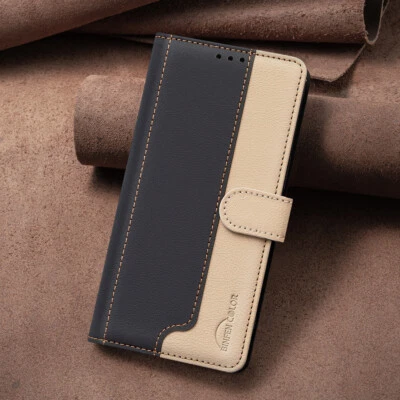 Leather Flip Stand Wallet Phone Case For iPhone 16/15/14 Plus/13/12/11/XR 8/7/6 - Image 1 of 4
