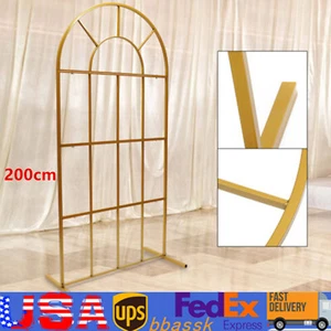 Metal Wedding Arch Stand Venue Decorations Party Arch Frame Backdrop Display - Picture 1 of 11