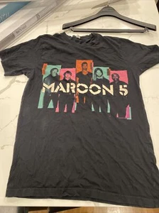 Maroon 5 Band Mens Small North American Tour 2013 Double Sided Black T-Shirt - Picture 1 of 10
