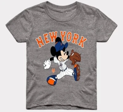 NEW!! NY METS MICKEY MOUSE STRIKE TODDLER TEE VARIOUS SIZES - Image 1 of 2