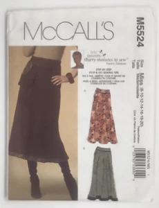 McCalls modello da cucire M5524 taglia 8 10 12 14 16 18 20 gonne petite NON TAGLIATE - Foto 1 di 5