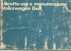 1982-VW GOLF-Libretto Uso e Manutenzione in custodia originale + accessori - Foto 1 di 10