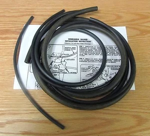1957 CHEVY WINDSHIELD WASHER RUBBER HOSE SET , new foot Operated ** USA MADE ** - Picture 1 of 3