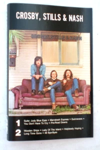 Crosby, Stills & Nash Self-Titled 1st (1988) Music Cassette CS 19117 Judy Blue - Imagen 1 de 6