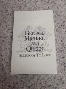 George Michael / Queen - Somebody To Love Cassette Single SEALED - Picture 1 of 3