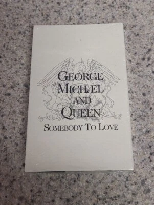 George Michael / Queen - Somebody To Love Cassette Single SEALED  - Image 1 of 3