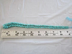 Natürliche Kugel AZ Dornröschen abgestuft Türkis Pfepple Perlen 18" Strang - Bild 1 von 3