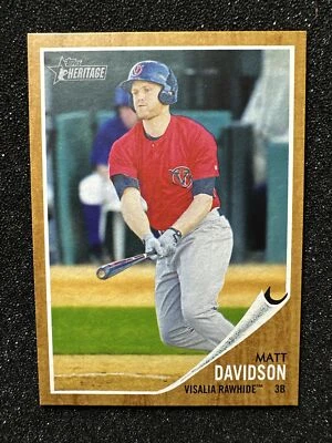 MATT DAVIDSON #95 2011 Topps Heritage Minor League Edition Rookie/Prospect QTY - Image 1 of 2