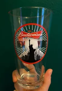Budweiser NEW YORK Pint Glass - Picture 1 of 4