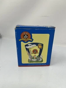 Vintage 1997 LOONY TUNES Bugs Bunny Small Photo Picture Frame Ceramic - Picture 1 of 6