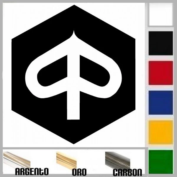 adesivo sticker PIAGGIO logo prespaziato, auto,moto,casco 11 cm - Imagen 1 de 1