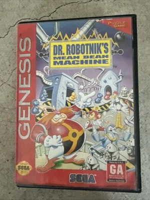 Sega Genesis Dr Robotniks Mean Bean Machine Retro Cartridge - Image 1 of 3