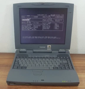 Toshiba Satellite 2065CDS Laptop 3,5" Floppy AMD K6-2 366 MHz 160MB Vintage - Bild 1 von 10