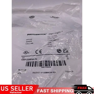New AB 42EF-D2MPAK-F4 PhotoSwitch Rightsight Diffuse Sensor AB US Free Tax - Picture 1 of 11