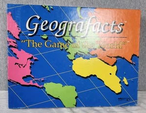 VINTAGE Geografacts Brettspiel KOMPLETT 1992 Edutainment Educational NEUWERTIG - Bild 1 von 11