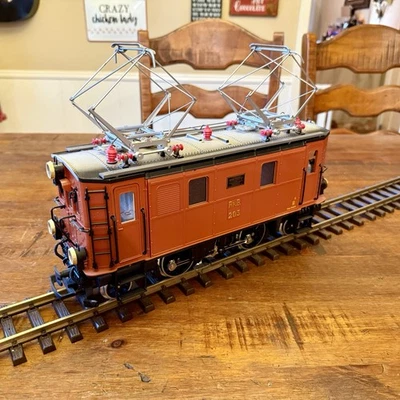 G Scale LGB 2045 Swiss Rhaetain Railway Electric Locomotive With Box - Image 1 of 4