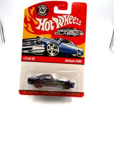 Hot Wheels Modern Classics Series 2008 SpectraflameBlack Datsun 240Z #2/15 - Picture 1 of 6