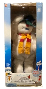 Gemmy Frosty The Snowman Animated Spinning Snowflake 2004 Sings And Dance - Picture 1 of 9