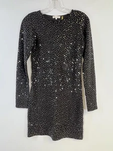 Vestido Minnie Rose Lentejuelas Púrpura Oscuro Elastizado Tejido XS Wimsigoth Fiesta de Vacaciones - Imagen 1 de 8