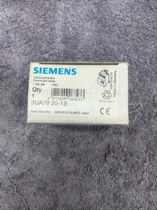 NEW SIEMENS 3UA70 20-1B OVERLOAD RELAY 1.25-2A 600VAC - Picture 1 of 3