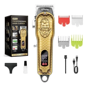 Profi Haarschneidemaschine für Herren, kabellose Friseurschneidemaschine mit verstellbarem... - Bild 1 von 9