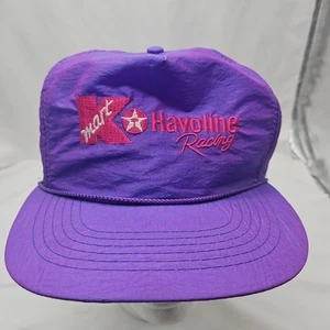 De colección K-Mart Texaco Havoline Racing Púrpura Nylon Clark Snapback Sombrero - Imagen 1 de 20