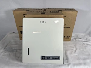 Fort Howard No. Je 566-30 Papierspender weiß/grau kommerziell neu im Karton Vintage - Bild 1 von 6